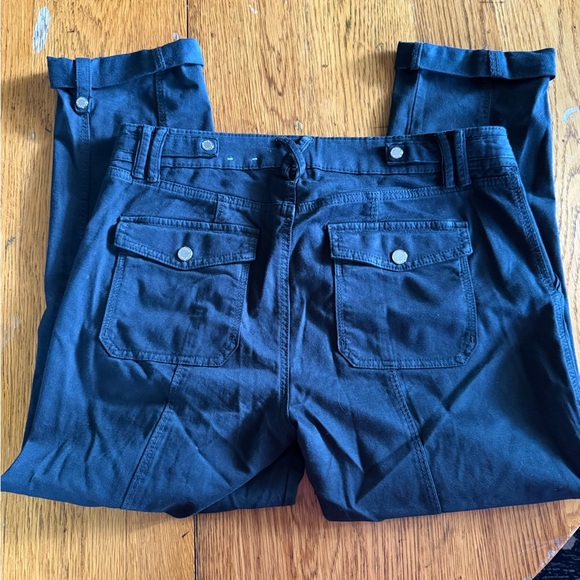 WHBM Pret-a-Pedi Black Cropped Ankle Pant Black Size 8 - Picture 10 of 12